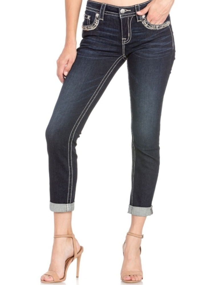 NEW MISS ME JEANS:Hailey Ankle Skinny - Picture 6 of 8